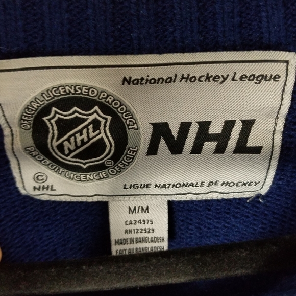NHL JETS | knit full zip embroidered logo sweater - Picture 6 of 7